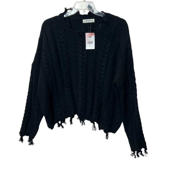 A Beautiful Soul Captivating Pullover Fringe Sweater NWT - Picture 5 of 12